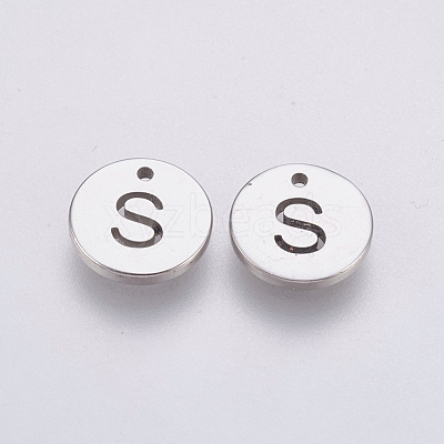 Non-Tarnish 304 Stainless Steel Charms STAS-P212-15P-19-1