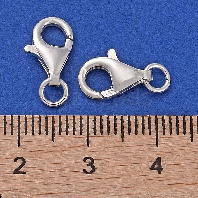 925 Sterling Silver Lobster Claw Clasps STER-K167-074C-S-1