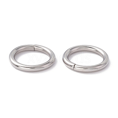 Non-Tarnish 304 Stainless Steel Open Jump Rings STAS-C040-01F-P-1