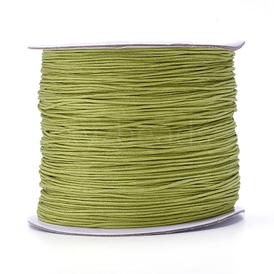 Nylon Braided Cord for Woven Jewelry Making Macrame Craft NWIR-D055-0.6mm-17-1