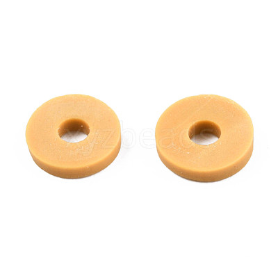 Handmade Polymer Clay Beads Strands CLAY-R089-6mm-118-1