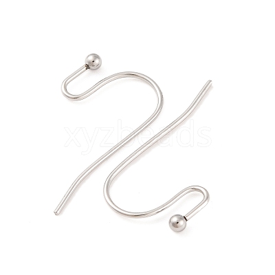 Tarnish Resistant 316 Surgical Stainless Steel Earring Hooks STAS-I045-03-1