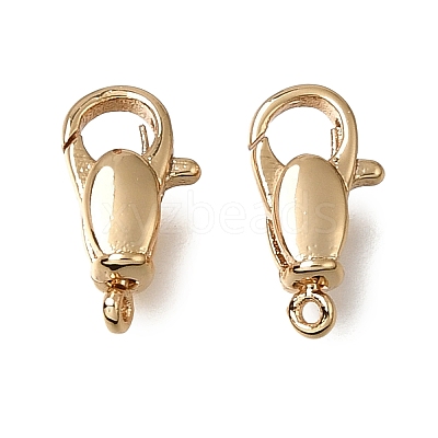 Brass Lobster Claw Clasps KK-CBA4292-09G-1