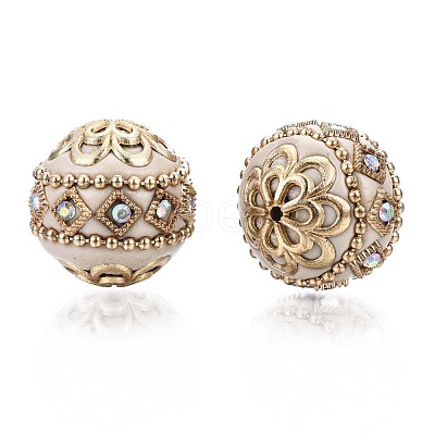 Handmade Indonesia Beads IPDL-E010-20-02-1