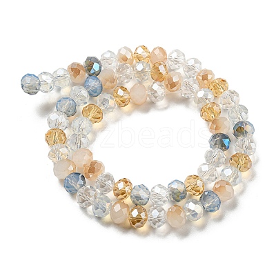 Glass Beads Strands EGLA-A034-M8mm-37-1