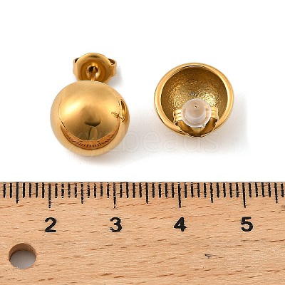 304 Stainless Steel Stud Earrings EJEW-G423-05G-1