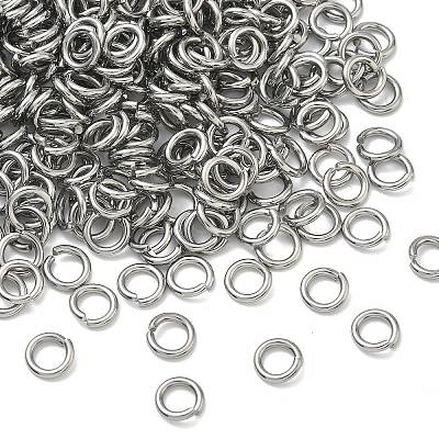 Tarnish Resistant 304 Stainless Steel Open Jump Rings STAS-E067-11-8mm-1