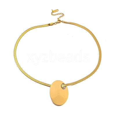 304 Stainless Steel Snake Chain Necklaces NJEW-P311-02D-G-1