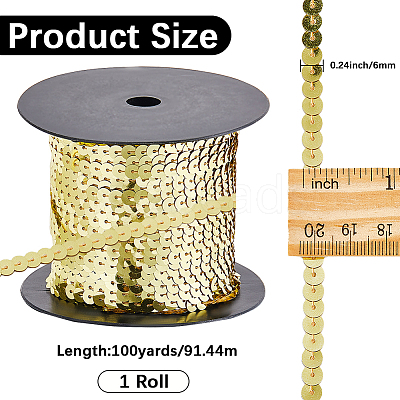 Plastic Paillette Beads FIND-WH20002-34C-1