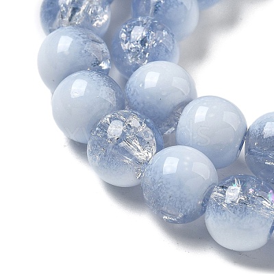 Crackle Glass Beads Strands GLAA-U001-8mm-14-1