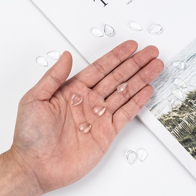 Transparent teardrop X-GGLA-R024-14x10-1