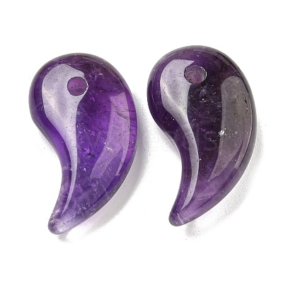 Natural Amethyst Pendants G-K338-23C-1