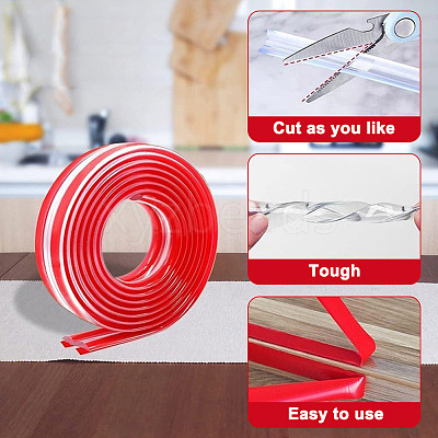 PVC Corner Protector Cnticollision AJEW-WH0541-18B-1