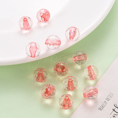 Transparent Acrylic Beads TACR-S154-10A-52-1