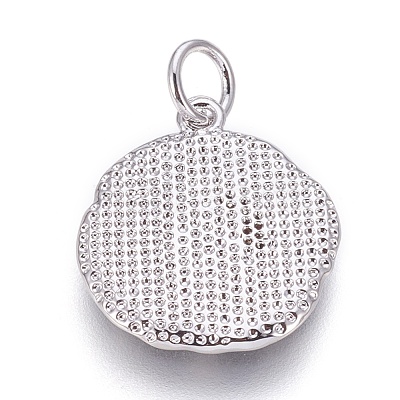 Brass Enamel Pendants KK-O113-03P-A-1