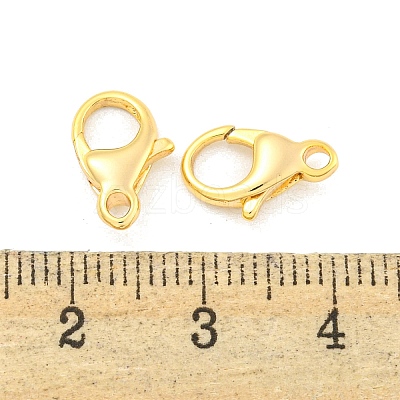 Brass Lobster Claw Clasps KK-K382-03B-G-1
