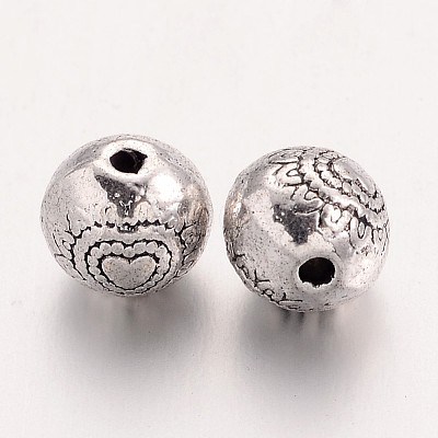 Tibetan Style Alloy Beads X-TIBEB-2986-AS-NR-1