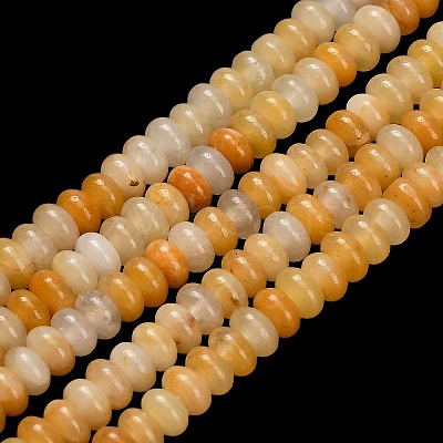 Natural Topaz Jade Beads Strands G-L635-A16-4x2mm-1