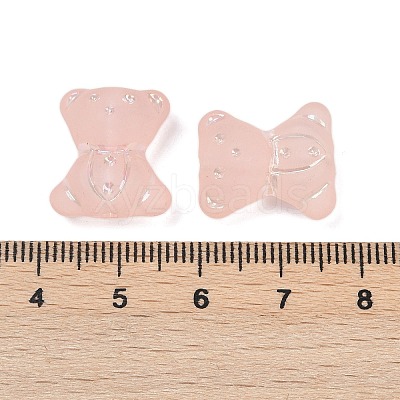 Frosted Transparent Acrylic Beads X1-OACR-P029-20B-02-1