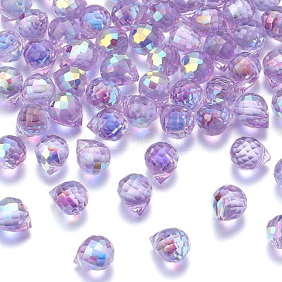 Transparent Glass Charms X1-GLAA-P070-A03-1