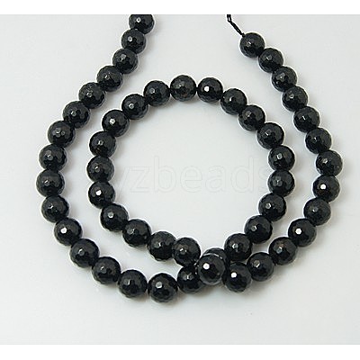 Natural Tourmaline Beads Strands G-H1602-8mm-1