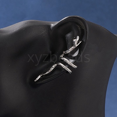 Alloy Snake Cuff Earrings EJEW-FS0001-10-1