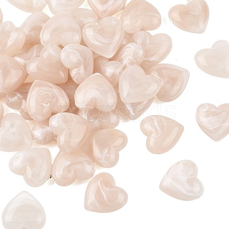 Opaque Acrylic Beads X-OACR-Z036-01A-05-1