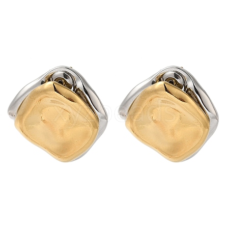 Titanium Steel Stud Earrings for Women EJEW-C110-09GP-1