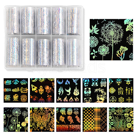 Transfer Foil Nail Art Sticker MRMJ-S012-069A-1