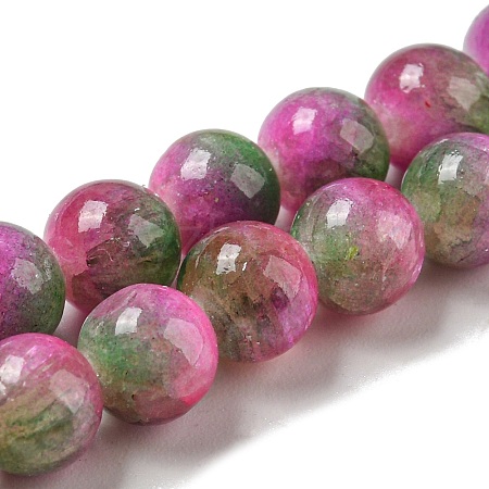 Dyed Natural Jade Beads Strands G-F764-01C-1