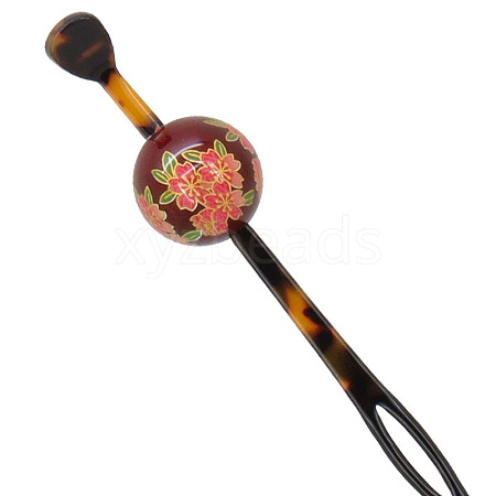 Flower Acrylic Hair Sticks PW-WG8582E-10-1