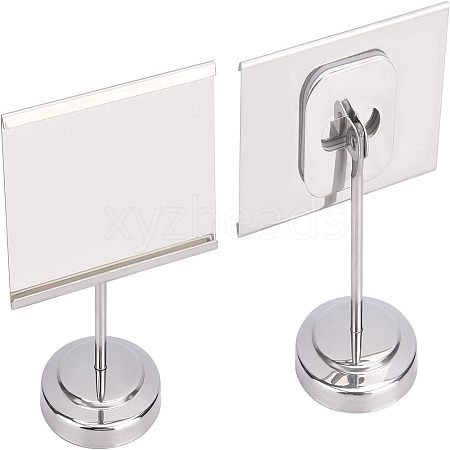 430 Stainless Steel Business Card Holder ODIS-WH0030-02-1