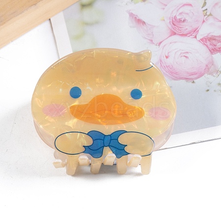 Cute Animal Cellulose Acetate Claw Hair Clips PW-WG61762-02-1