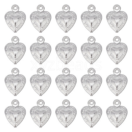 SUNNYCLUE 100Pcs 316 Surgical Stainless Steel Charms STAS-SC0004-48-1