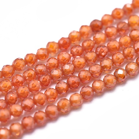 Cubic Zirconia Bead Strands G-I224-A01-1