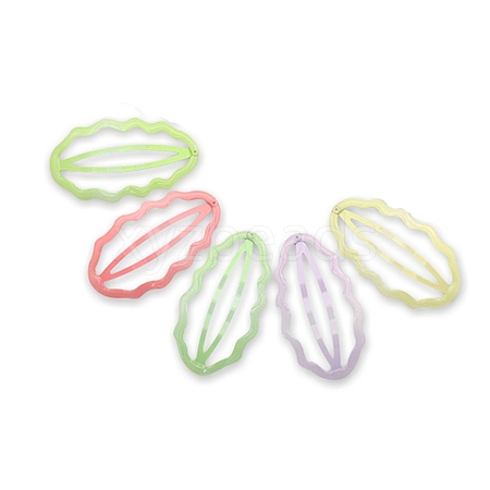 Zinc Alloy Snap Hair Clips PW-WGBCDA7-02-1