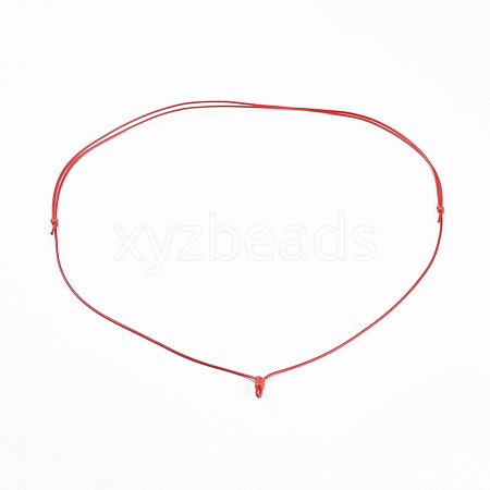 Adjustable Korean Waxed Polyester Cord Necklace Making AJEW-JB00493-04-1