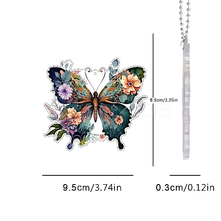 Colorful Acrylic Pendant Decoration PW-WG97B6F-01-1