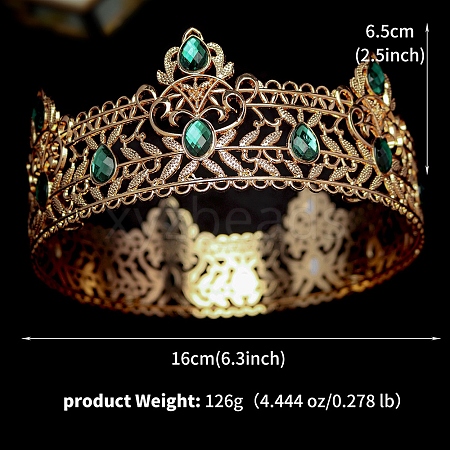 Baroque Alloy Rhinestone Crown PW-WG35C7F-04-1