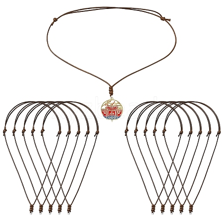 Korea Waxed Polyester Cord Adjustable Necklace Making NJEW-YW00001-1