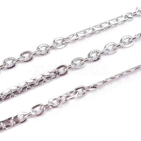 Tarnish Resistant 304 Stainless Steel Cable Chains STAS-I107-19P-1