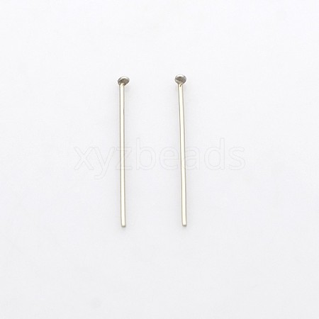 304 Stainless Steel Flat Head Pins STAS-N033-0.6x20mm-1
