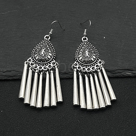 Ethnic Style Alloy Tassel Dangle Earrings WV5969-1-1