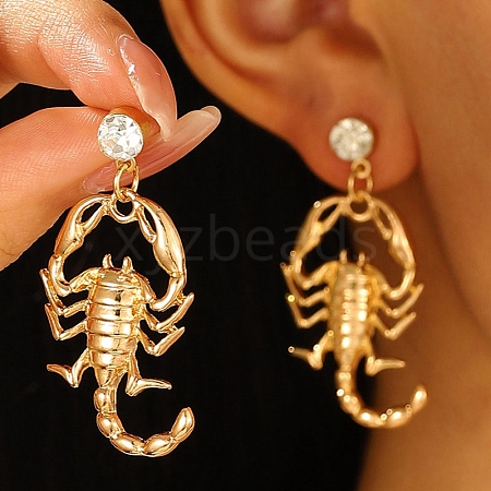 Scorpio Alloy Stud Earrings for Women PW-WGEF9B9-01-1