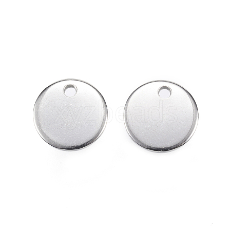 Tarnish Resistant 304 Stainless Steel Charms X-STAS-F039-91-12mm-P-1