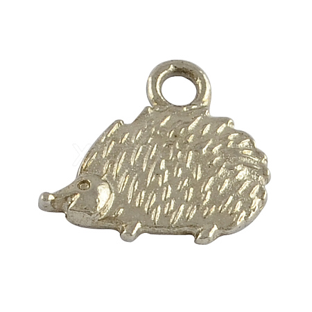 Hedgehog Alloy Pendants TIBEP-24043-P-RS-1