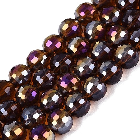 Transparent Glass Beads Strands GLAA-Q107-02A-18-1