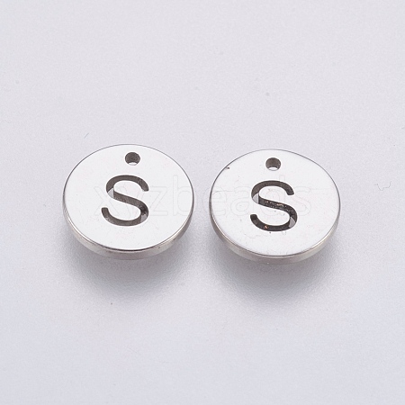 Non-Tarnish 304 Stainless Steel Charms STAS-P212-15P-19-1