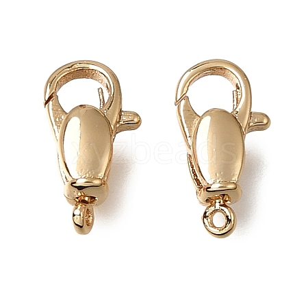 Brass Lobster Claw Clasps KK-CBA4292-09G-1