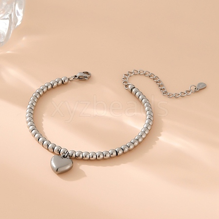 Stainless Steel Charm Bracelets for Woman PW-WG5C5DA-02-1